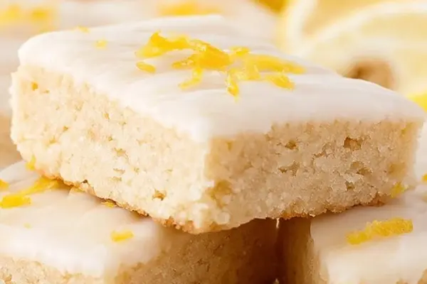 Zesty Shortbread Bars