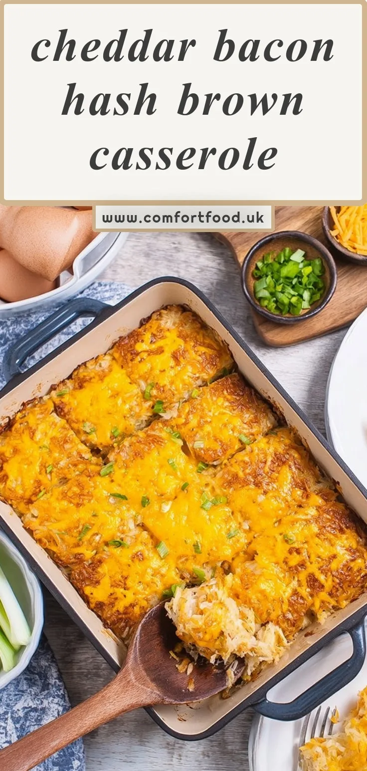 Cheddar Bacon Hash Brown Casserole