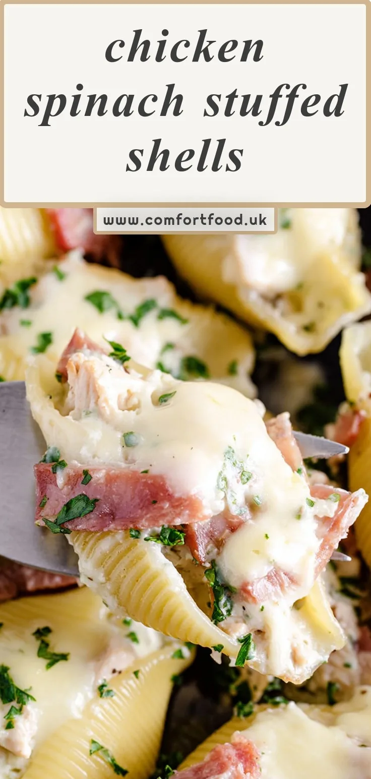 Chicken Spinach Stuffed Shells