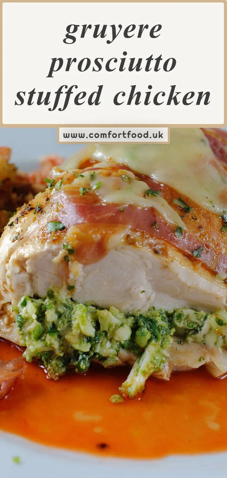 Gruyere Prosciutto Stuffed Chicken